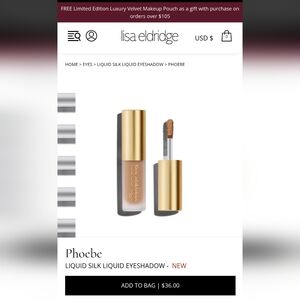 COPY - Lisa Eldridge Liquid Silk Liquid Eyeshadow - Phoebe